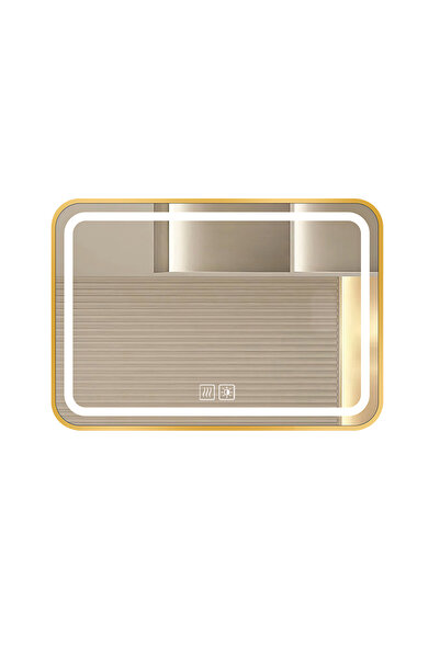 GENERAL Oglindă Baie LED Dreptunghiulară,80x50cm, Dezaburire Smart, Control T...
