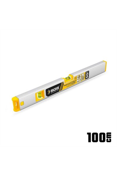 ARNEER Mey İthalat® Sgs 1736 Alüminyum Mıknatıslı Su Terazisi 100 Cm
