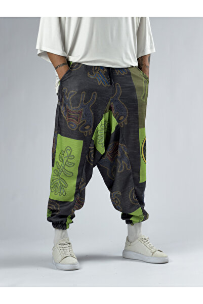 COCOPELLI Ethnic Green Men's Sportswear Shalwar Coc3350
