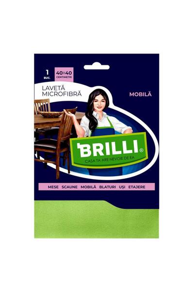 Misavan Laveta microfibra pentru mobila Brilli, 40x40cm