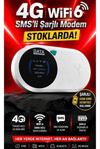 DataForce 4G MODEM-WİFİ 6 M10 PRO TAŞINABİLİR MODEM