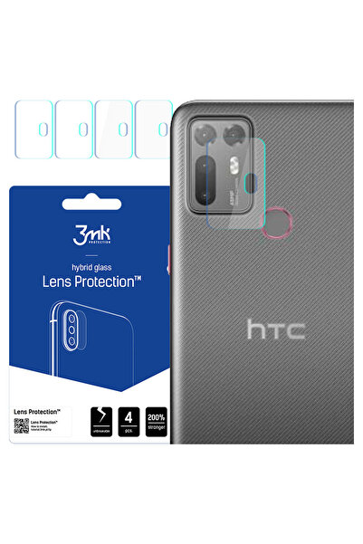 3MK Protecție lentilă din sticlă pentru HTC Desire 20+, cu rezistență ridicată.
