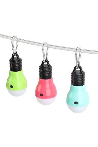 EVERBRITE مجموعة من 3 مصابيح تخييم، مصابيح LED بثلاثة أوضاع مع خطاف، تعمل ببط...