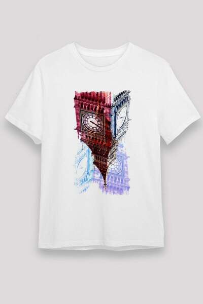 Darkhane Big Ben White Unisex T-Shirt T-Shirt