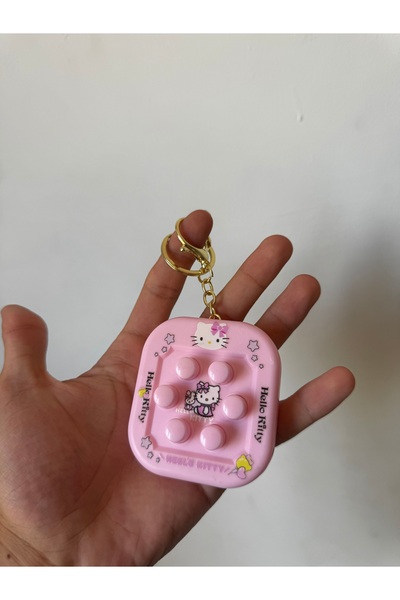 FREE PALACE Kuromi & Hello Kitty Mini Pop It Keychain with Pressable Buttons