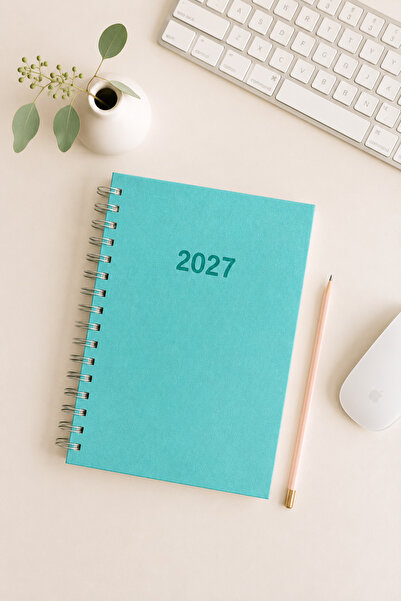 Lizy 2027 Günlük Ajanda – 17x24 cm, Thermo Deri Kapak | 9 Renk Seçeneği