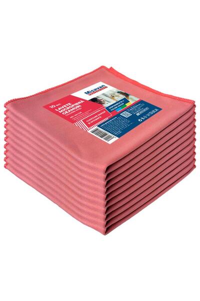 Misavan Laveta microfibra pentru geam Misavan, 40*40cm, 10buc/set, rosu