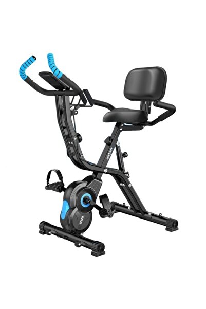 GO4FIT Bicicleta Fitness Verticala, Model GF320, Volanta 2 kg, Display LCD, P...