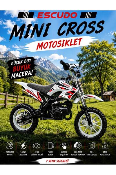 ESCUDO 50cc Benzinli Çocuk Cross