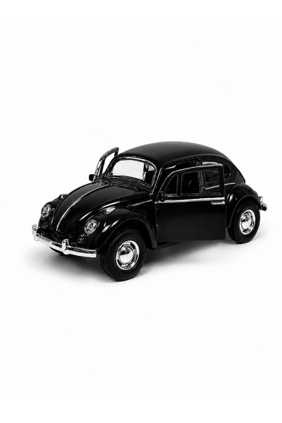 Kidzon Siyah Metal Klasik Vosvos Oyuncak Araba Açılır Kapılı Çek Bırak Model ...