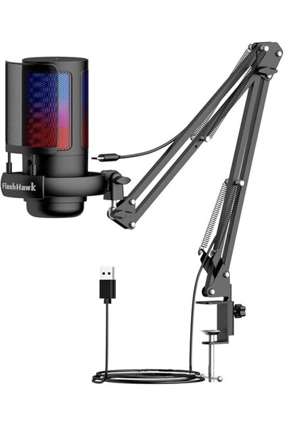 Fhatt Flashhawk Pc USB Gaming Microphone, Microfon