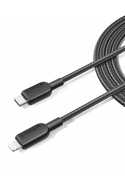 Anker Stuy كابل أنكر USB-C إلى Lightning، كابل مضفر USB-C إلى Lightning 310 (...