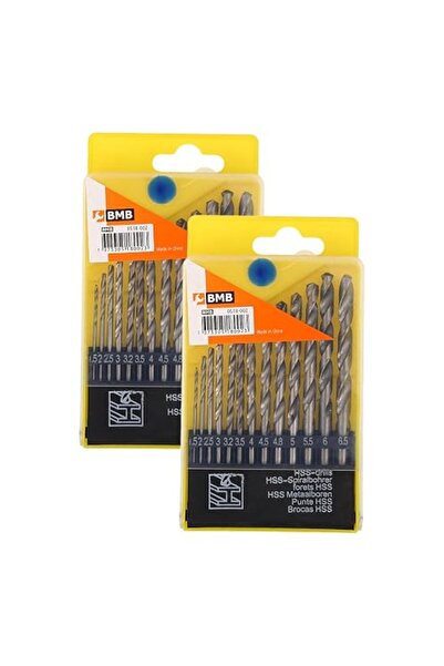 Bmb TOOLS Drill Bit Set-2 Packs of 13 Pieces - Jobber Drill Bits Twist Fluted...