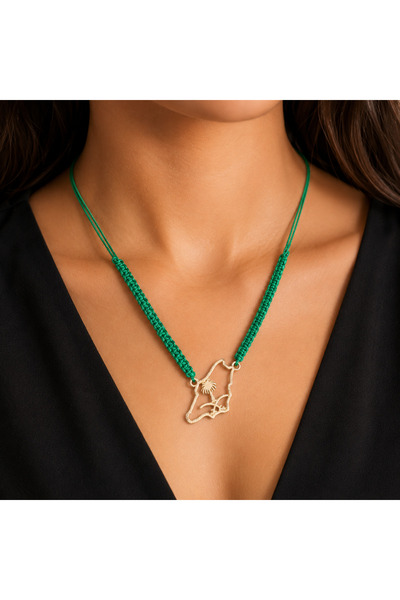 wafra store 12Pcs Saudi Arabia Map Necklaces for National Day - Luxurious Nat...