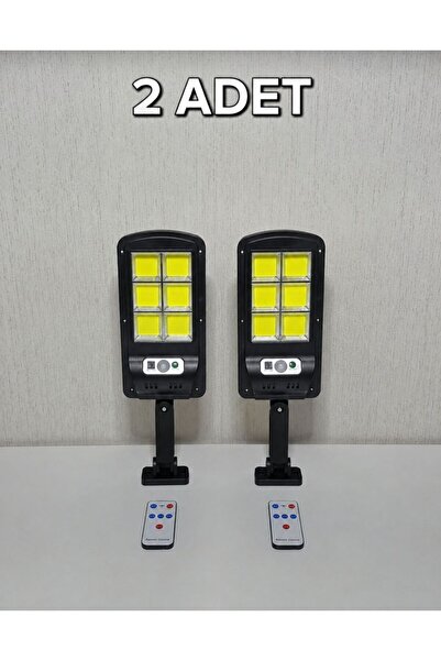 HMO GLOBAL 2 Adet HB-400 Solar güneş enerjili 120 LED'li 3 Modlu hareket sens...