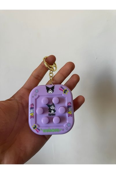 FREE PALACE Kuromi & Hello Kitty Mini Pop It Keychain with Pressable Buttons