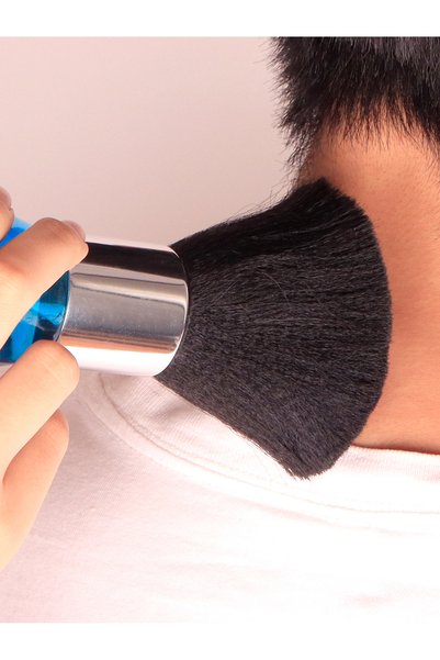 Arzu Güzel Cosmetics Professional or Home-Useable Neck and Nape Brush with Dense Bristles and Handle for Cleaning the Nape