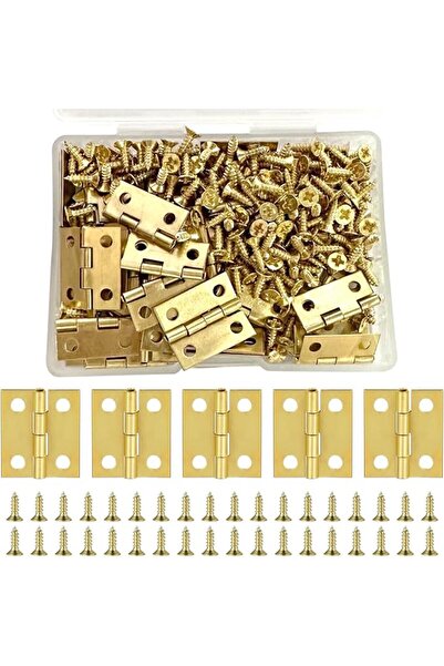 KASTWAVE Folding Butt Hinge for Wood, 18x15mm Small Stainless Steel Cabinet D...