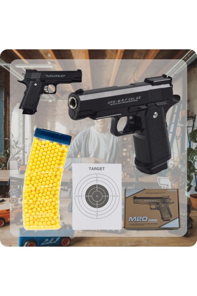 Skleplolki Pistol de jucărie cu arc pentru bile din plastic de 6 mm
