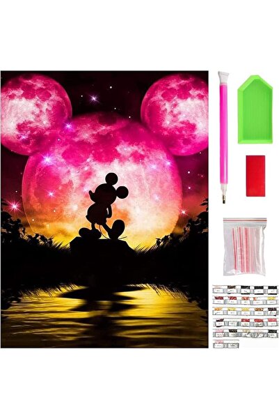 SULFAR Full Drill Round Rhinestone Embroidery Cross Stitch Diamond Art Kits f...