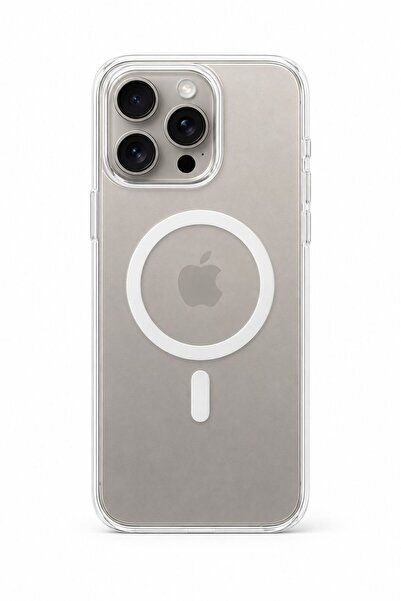 İphone 15 Pro Max Şeffaf Sararmaz Kılıf
