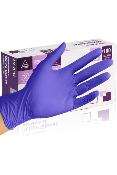 PEIPUS PEIPU Nitrile Gloves, Disposable Cleaning Gloves, Powder Free, Latex F...