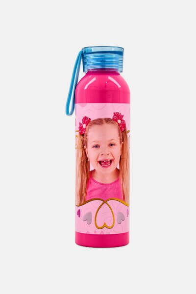 LOVE DIANA Kids Girl Graphic Print Aluminum Water Bottle 750 ml, Pink