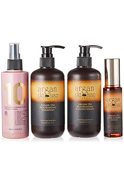 argan de luxe Argan Deluxe Professional Shampoo, Conditioner, 10 in 1 Spray, ...