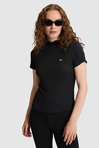 U.S. Polo Assn. Γυναικείο Μαύρο T-Shirt 50323528-VR046