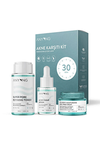 Anyong Care Anyong Akne ve Gözenek Karşıtı Kit 1 Adet