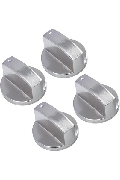 Generic 4 قطع من مقابض مواقد الغاز المعدنية المصنوعة من سبائك الزنك، مقابض تح...