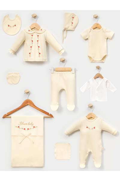 Hülya's MIND Handcrafted Embroidered Girls' 10-Piece Hospital Discharge Set