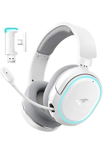 Picun G2 Wireless Gaming Headset, 7.1 Surround Sound, 2.4GHz USB Gaming Headp...