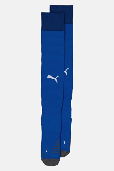 Puma Men 1 Pair Brand Logo Football Knee-High Socks, Blue