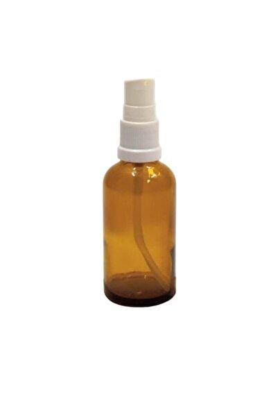 OEM Amber bottle with pump for light lotions, light lotion pump 18/415 white,...