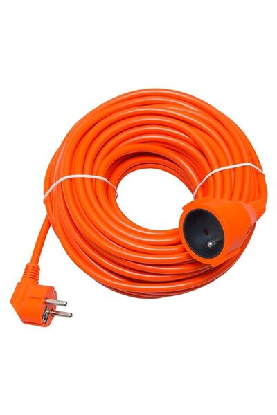 Blow Prelungitor PR-160, 1 priză împământată, 20m, Portocaliu, 3x1.5mm