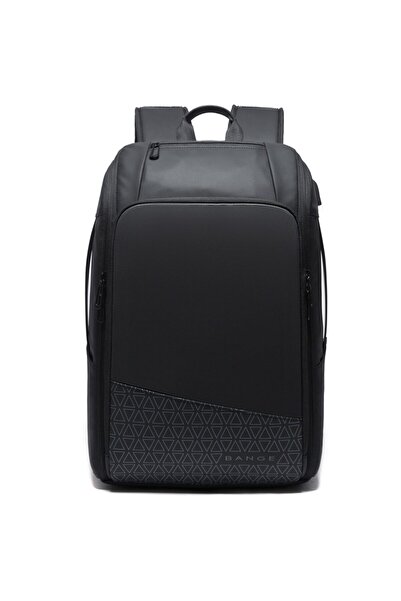 BANGE Rucsac extensibil pentru bărbați, pentru laptop de 15.6 ", cu USB, rezi...