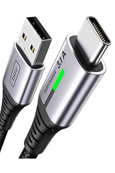 iniuniu INIU Type C Cable 1M, Nylon Braided 18W USB A to USB C Fast Charging ...