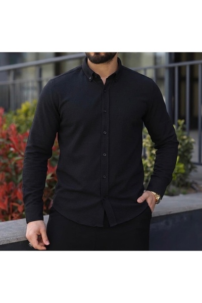 Slimfit Premium Keten Gömlek