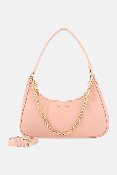 Anne Klein Women Brand Logo Shoulder Bag, Old Rose