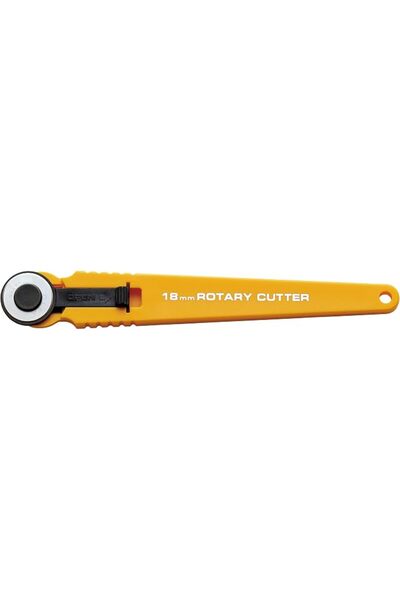 Olfa 18mm Quick-Change Rotary Cutter (RTY-4) - Rotary Fabric Cutter w/Blade C...