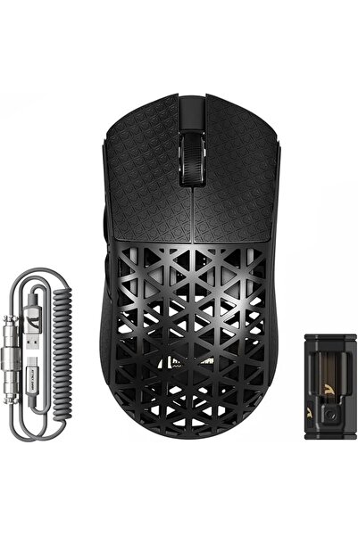 SiLabor X Attack Shark فأرة ألعاب لاسلكية ATTACK SHARK R5 Ultra، هيكل من أليا...