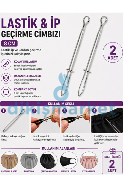 dm dikişmarket Lastik & İp Geçirme Cımbızı