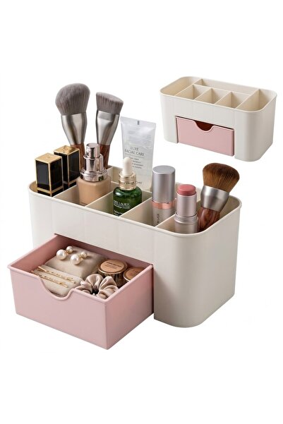 OEM Organizator pentru cosmetice și bijuterii, compartimentat, cu sertar, 20 ...