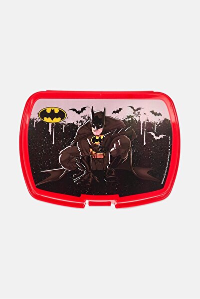 DC Kids Boy Batman Lunch Box, Red