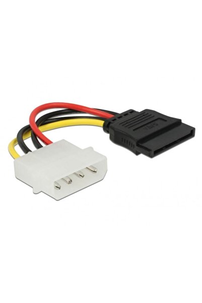 DELOCK 60112 Καλώδιο Molex SATA για Σκληρό Δίσκο