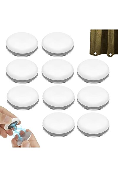 HASTHIP ® 10 Pairs Magnetic Curtain Weights, Strong Metal Button Holdbacks, D...