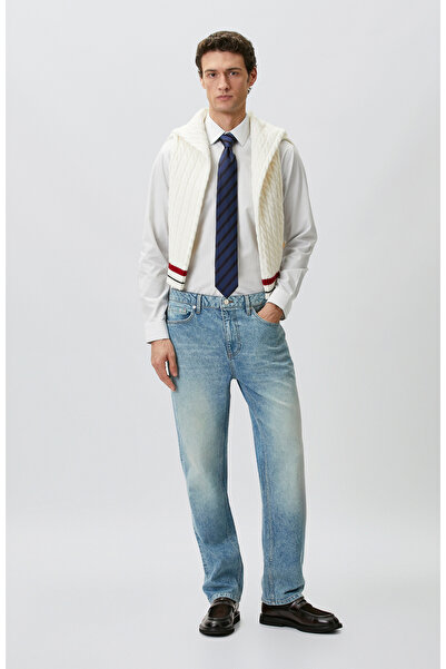Network Açık Mavi Straight Fit Denim Pantolon