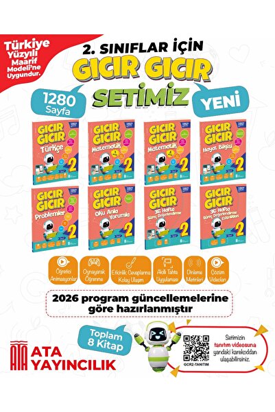 Ata Yayıncılık 2.SINIF GICIR GICIR EĞİTİM SETİ