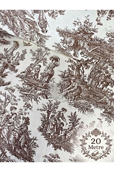 shopshop ss Panama Linen Width 180 cm French Country Pattern Duck Cloth Fabri...